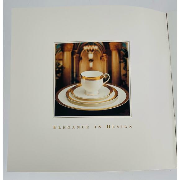 Vintage Mikasa Fine Dining Brochure Photos Illustrations Elegant Designs Flyer - Picture 4 of 6